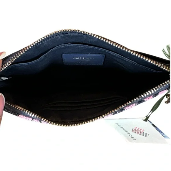 Kate Spade NWT “On Purpose” Chenille Clover Crossbody - Picture 11 of 14